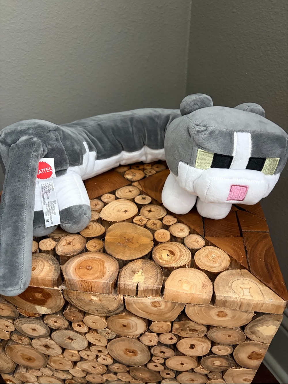 Minecraft Cat Neck Pillow Plush with Purring Sounds